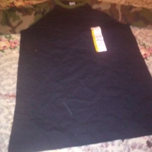 Black and camo shirt large 10-12  wonder nation
